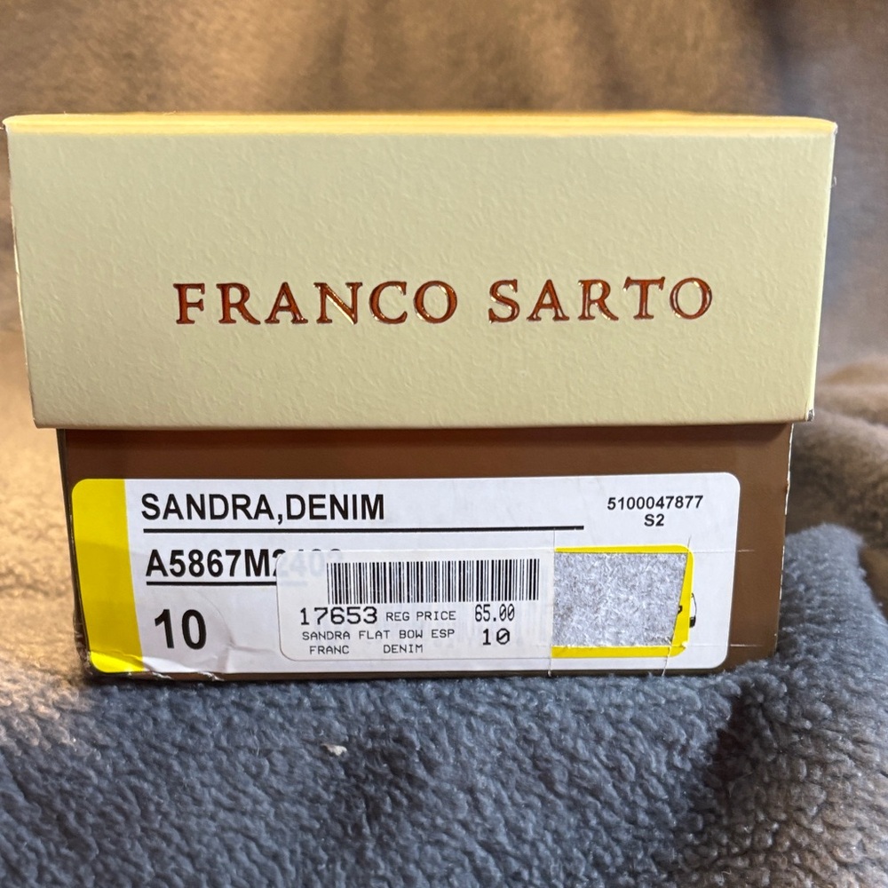 Franco Sarto Blue and Tan Espadrilles - Picture 8 of 8